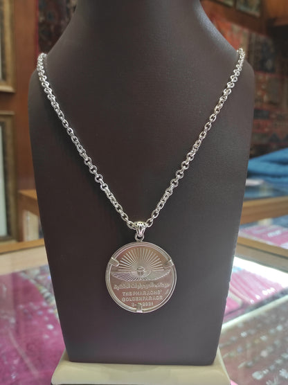 Pharaohs' Golden Parade Coin Necklace