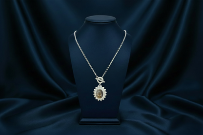 Agate Necklace Matte