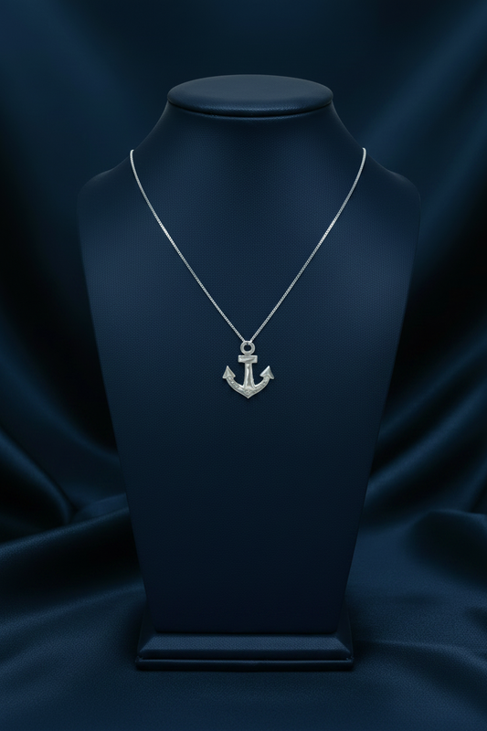 Anchor Necklace - Smaller & Clean Chain