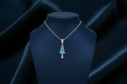 Ankh Pendant on Stand - No Chains