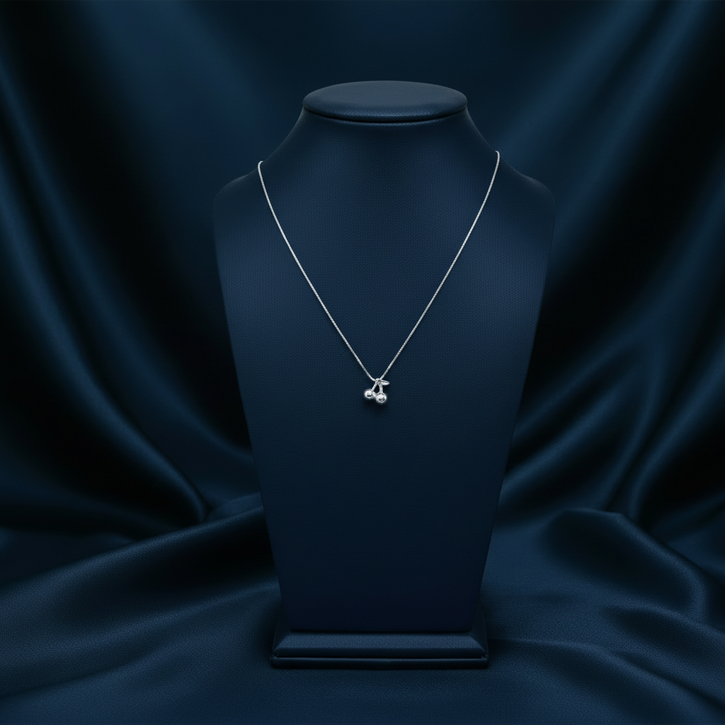 Cherry Necklace - Square