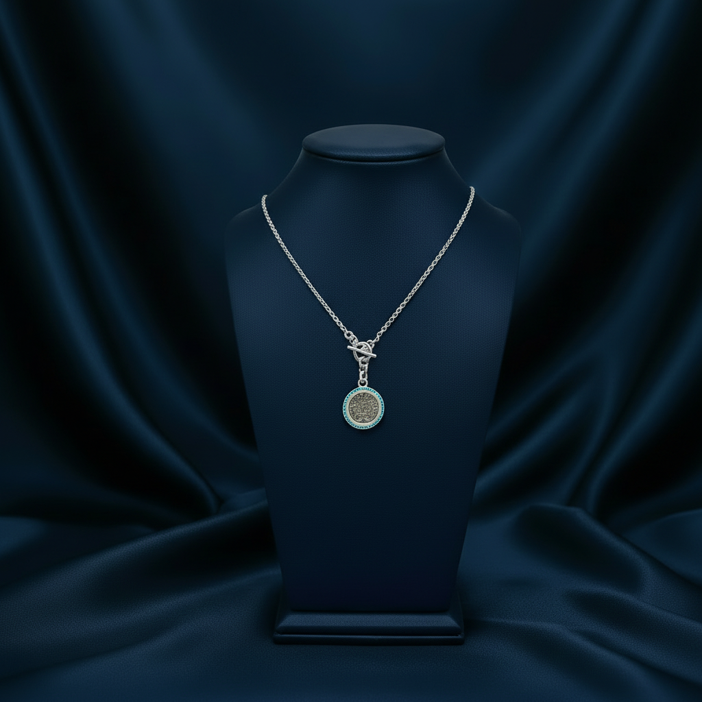 Coin Turquoise Necklace