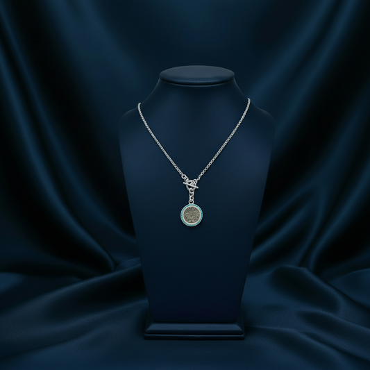 Coin Turquoise Necklace