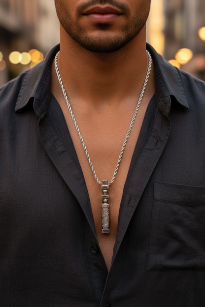 Kaaba Key Pendant – Male Model, 6cm Scale