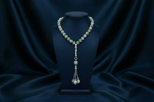 Labradorite Rosary on Template