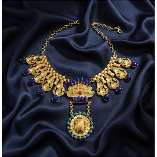 Pharaonic Gold Necklace Attempt 3