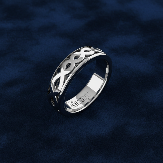 Ring 3 Dark Navy Background