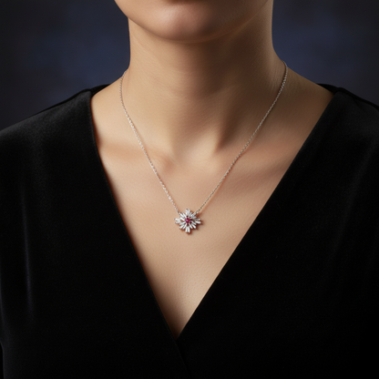 Ruby Starburst - On Model