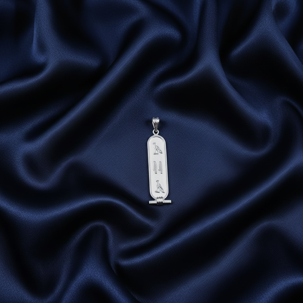 Silver Khartosh on Silk
