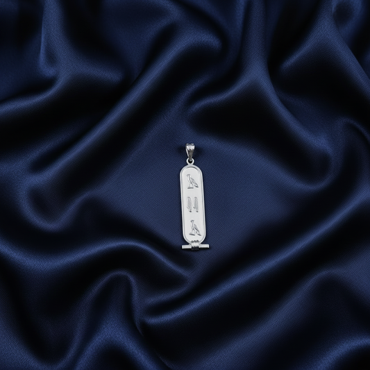Silver Khartosh on Silk
