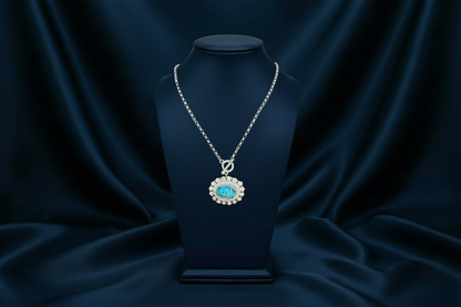 Turquoise Necklace - Original on Template